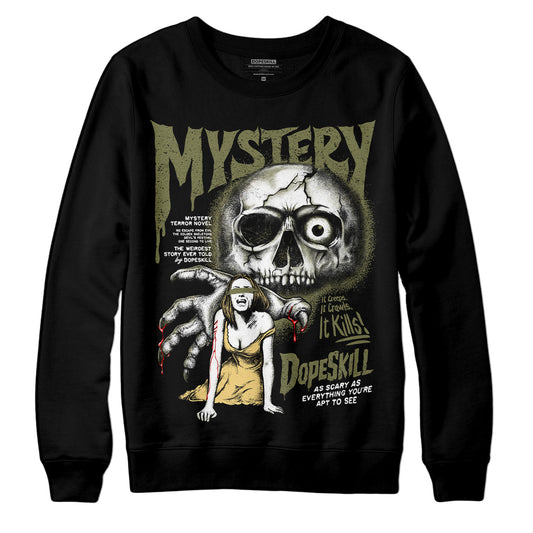 Jordan 4 Retro SE Craft Medium Olive DopeSkill Mystery Ghostly Grasp Graphic Streetwear - Black