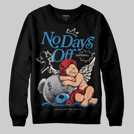 Jordan 3 Retro OG Rare Air DopeSkill Sweatshirt New No Days Off Graphic Streetwear - Black