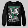 Jordan 13 GS “Pine Green” DopeSkill Sweatshirt Threat Graphic Streetwear - Black