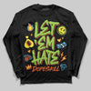 Neon Green Sneakers DopeSkill Long Sleeve T-Shirt Let 'em Hate Graphic Streetwear - Black