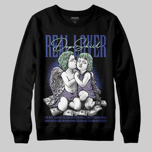 Jordan 1 Retro Low OG Zion Williamson Voodoo Alternate DopeSkill Sweatshirt Real Lover Graphic Streetwear - black