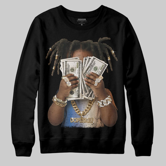 Jordan 17 Retro Low SP Infinite Archives DopeSkill Sweatshirt Rich Youth Graphic Streetwear - Black