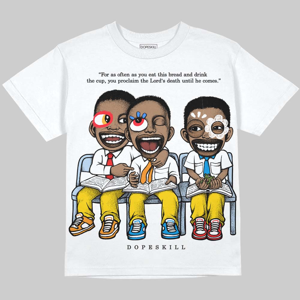 Jordan 6 “Yellow Ochre” DopeSkill Oversize Print T-Shirt First Sunday Graphic Streetwear
