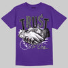 PURPLE Sneakers DopeSkill Purple T-shirt Trust No One Graphic Streetwear