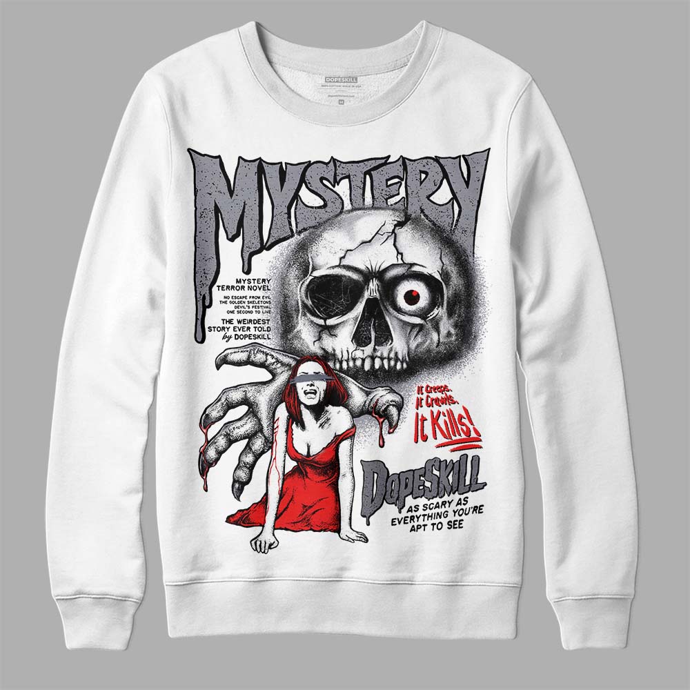 Jordan 14 Retro 'Stealth' DopeSkill Sweatshirt Mystery Ghostly Grasp Graphic Streetwear - White