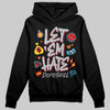 Grey Sneakers DopeSkill Hoodie Sweatshirt Let 'em Hate Graphic Streetwear - Black