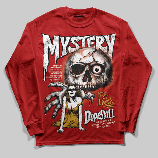 Nigel Sylvester x Air Jordan 4 ‘Brick by Brick’ DopeSkill Long Sleeve T-Shirt Mystery Ghostly Grasp Graphic Streetwear - Red