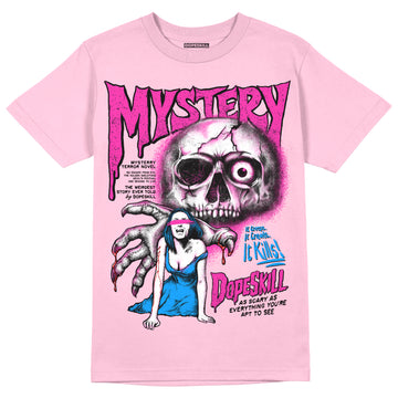 Pink Sneakers DopeSkill Pink T-shirt Mystery Ghostly Grasp Graphic Streetwear