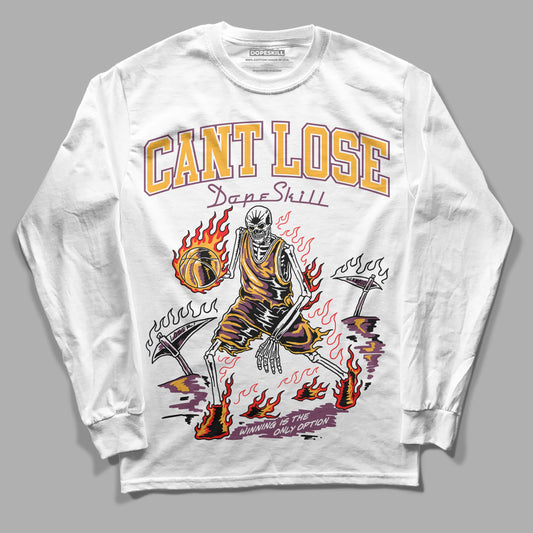 Jordan 1 Retro High OG Brotherhood DopeSkill Long Sleeve T-Shirt Cant Lose Graphic Streetwear - White