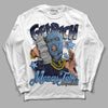 Jordan 5 Midnight Navy DopeSkill Long Sleeve T-Shirt Get Rich Graphic Streetwear