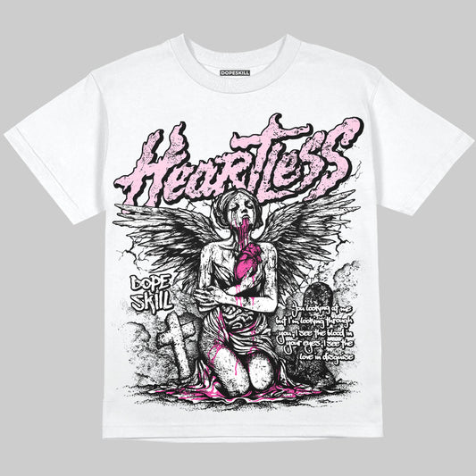 Pink Sneakers DopeSkill Oversize Print T-Shirt Heartless Graphic Streetwear