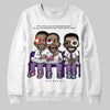 PURPLE Sneakers DopeSkill Sweatshirt First Sunday Graphic Streetwear - White