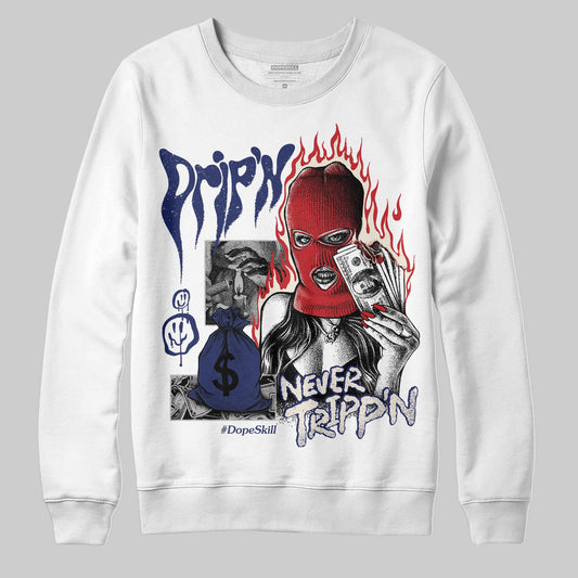 Jordan 11 “Rare Air” DopeSkill Sweatshirt Drip'n Never Tripp'n Graphic Streetwear