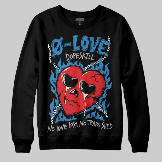 Jordan 3 Retro OG Rare Air DopeSkill Sweatshirt Crying Heart Graphic Streetwear - black
