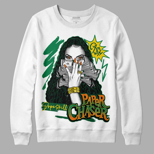 Green Sneakers DopeSkill Sweatshirt NPC Graphic Streetwear - White