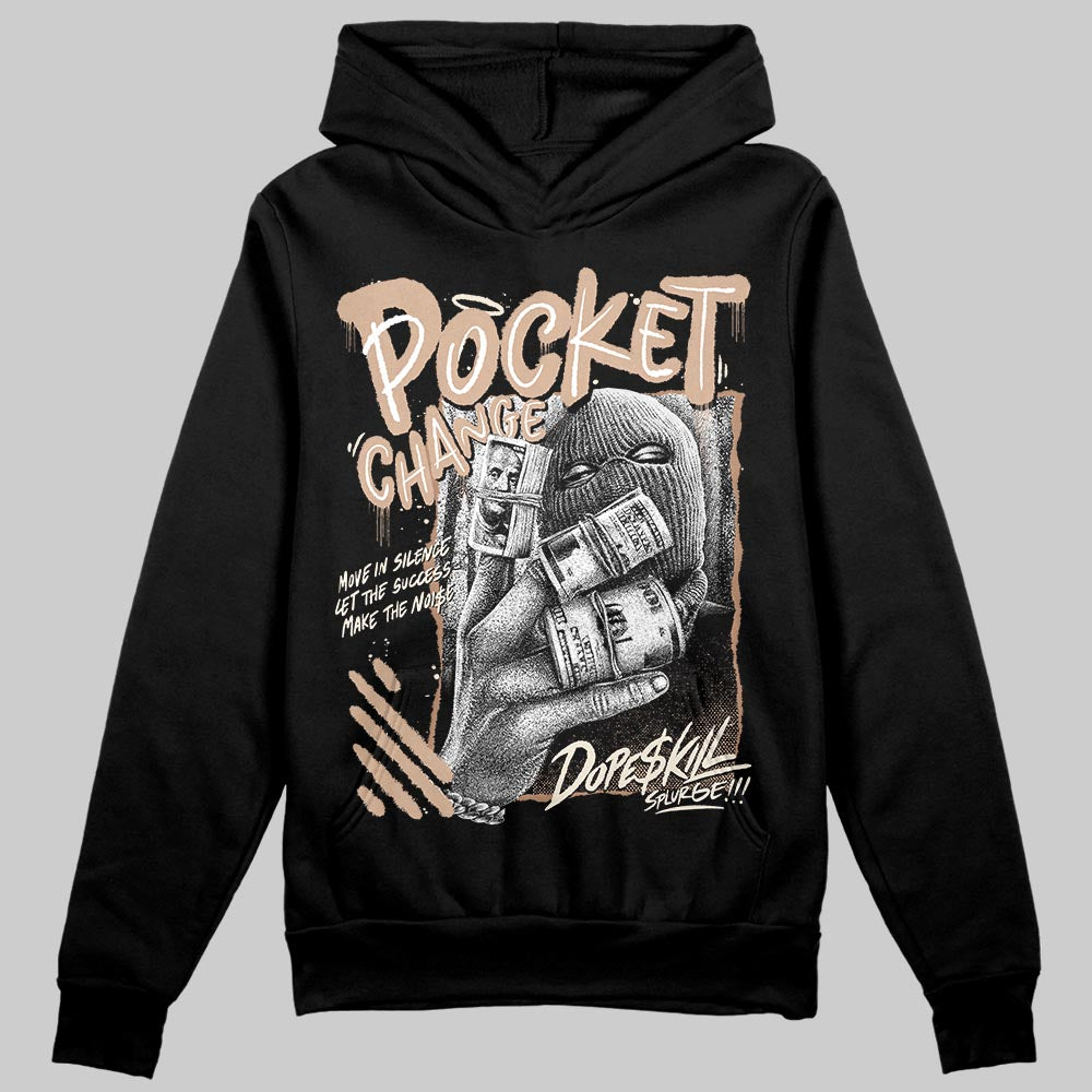 Jordan 4 Retro Cozy Girl DopeSkill Hoodie Sweatshirt Pocket Change Graphic Streetwear - black
