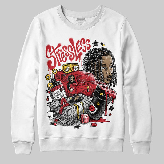 Jordan 14 Retro Ferrari (2025) DopeSkill Sweatshirt Stressless Graphic Streetwear - White