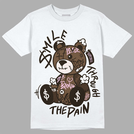 Jordan 11 Retro Neapolitan DopeSkill T-Shirt Smile Through The Pain Graphic Streetwear