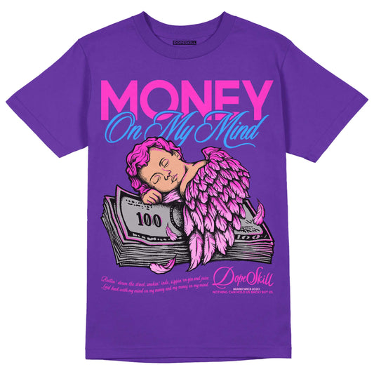 Jordan 13 Court Purple DopeSkill Purple T-Shirt MOMM Graphic Streetwear