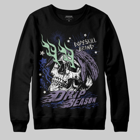 Jordan 1 Retro Low OG Zion Williamson Voodoo Alternate DopeSkill Sweatshirt Drip Season Graphic Streetwear - Black