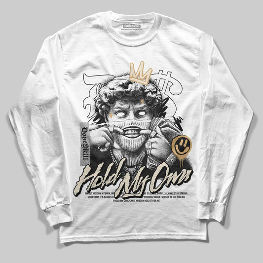 Jordan 5 Retro Reverse Metallic DopeSkill Long Sleeve T-Shirt In My Way Graphic Streetwear - White
