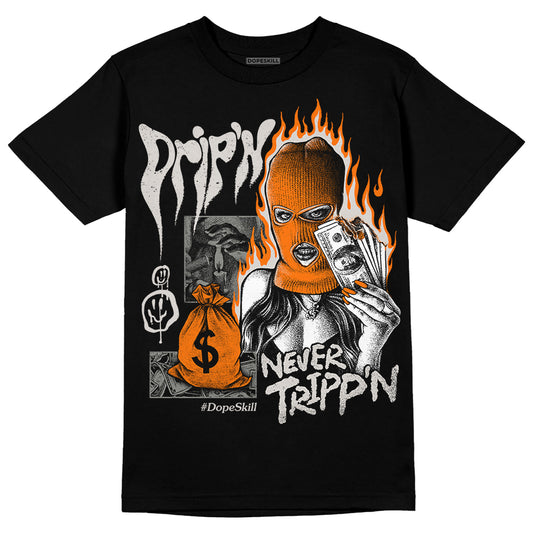 Jordan 5 Retro SE 'Craft' DopeSkill T-Shirt Drip'n Never Tripp'n Graphic Streetwear - Black