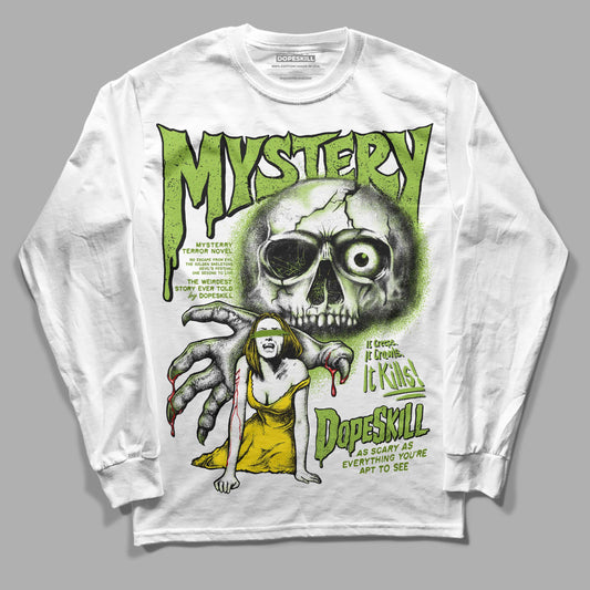 Dunk Low 'Chlorophyll' DopeSkill Long Sleeve T-Shirt Mystery Ghostly Grasp Graphic Streetwear - White 