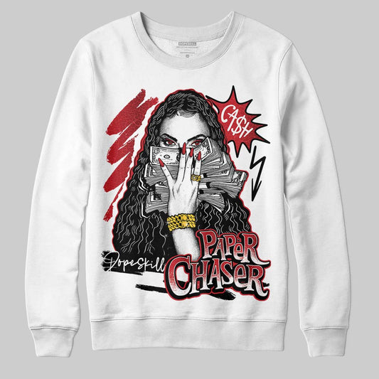 Jordan 1 High OG “Ruby” DopeSkill Sweatshirt NPC Graphic Streetwear - White