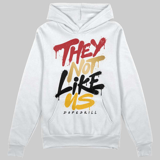 Jordan 12 Retro 'Taxi' 2025 DopeSkill Hoodie Sweatshirt They Not Like Us Graphic Streetwear - White