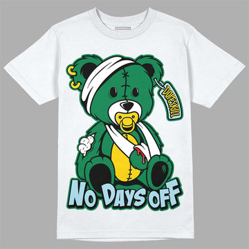 Jordan 5 “Lucky Green” DopeSkill T-Shirt Hurt Bear  Graphic Streetwear - White