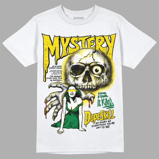 Dunk Reverse Brazil  DopeSkill T-Shirt Mystery Ghostly Grasp Graphic Streetwear - White 