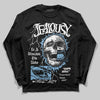 University Blue Sneakers DopeSkill Long Sleeve T-Shirt Jealousy Graphic Streetwear - Black