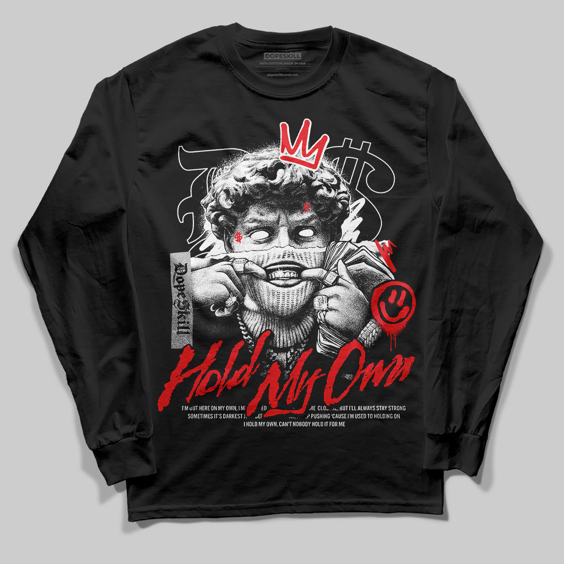 Dunk Low Panda White Black DopeSkill Long Sleeve T-Shirt In My Way Graphic Streetwear - Black