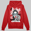 Red Sneakers DopeSkill Hoodie Sweatshirt Living My Best Life Graphic Streetwear - Red