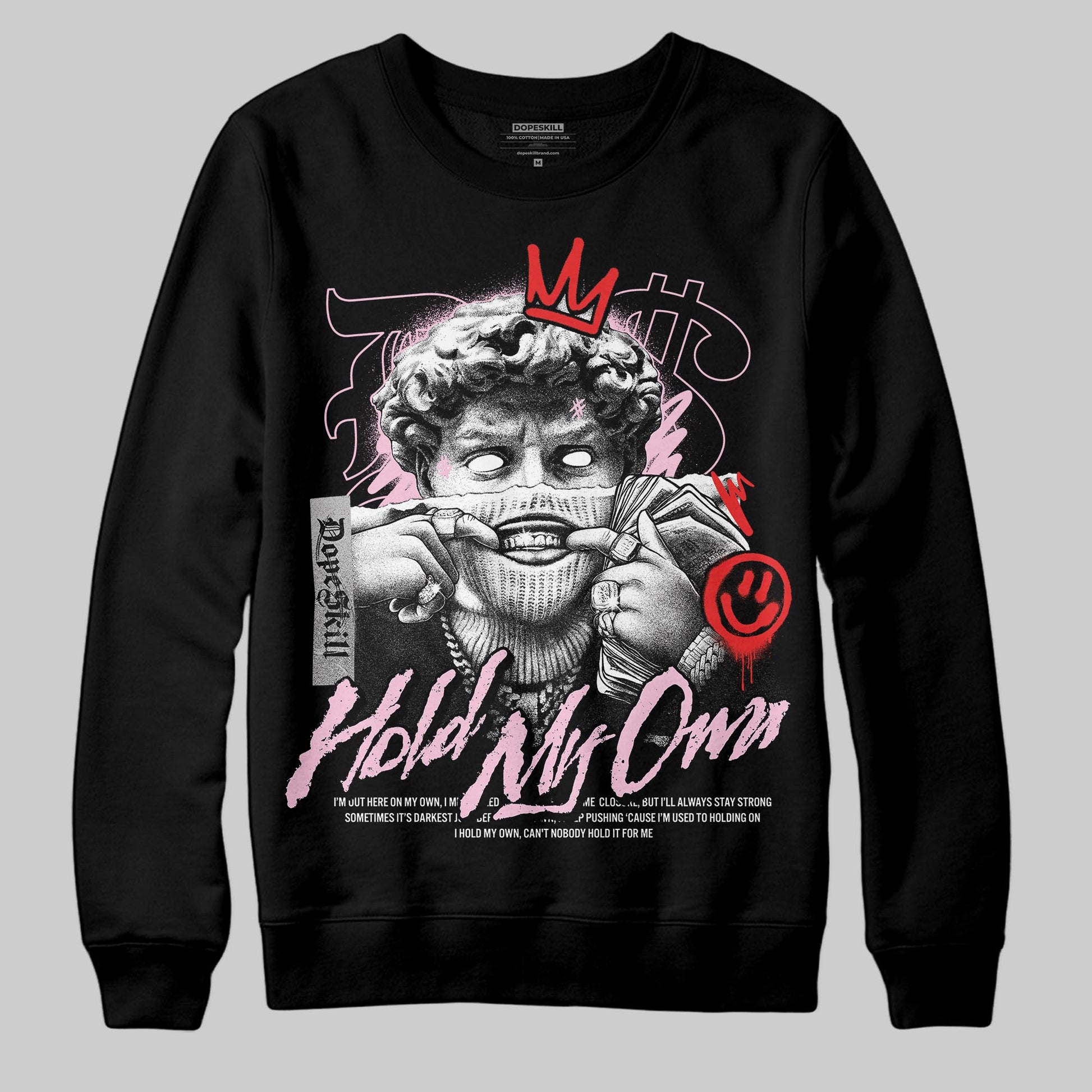 Awake NY x Air Jordan 5 Arctic Pink DopeSkill Sweatshirt In My Way Graphic Streetwear - Black