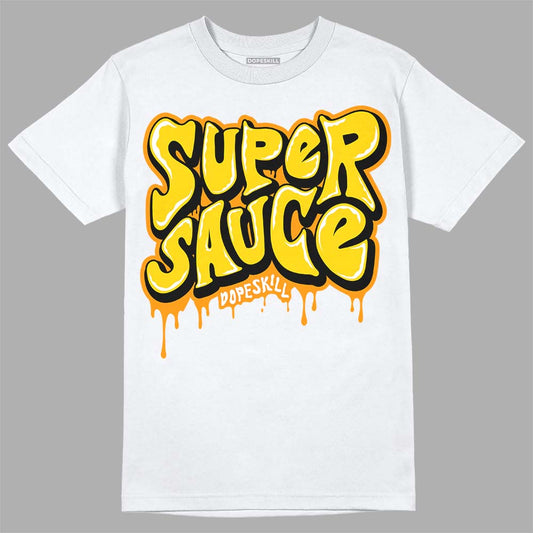 Jordan 6 “Yellow Ochre” DopeSkill T-Shirt Super Sauce Graphic Streetwear - White