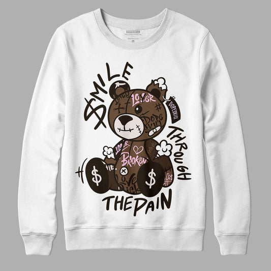 Jordan 11 Retro Neapolitan DopeSkill Sweatshirt Smile Through The Pain Graphic Streetwear