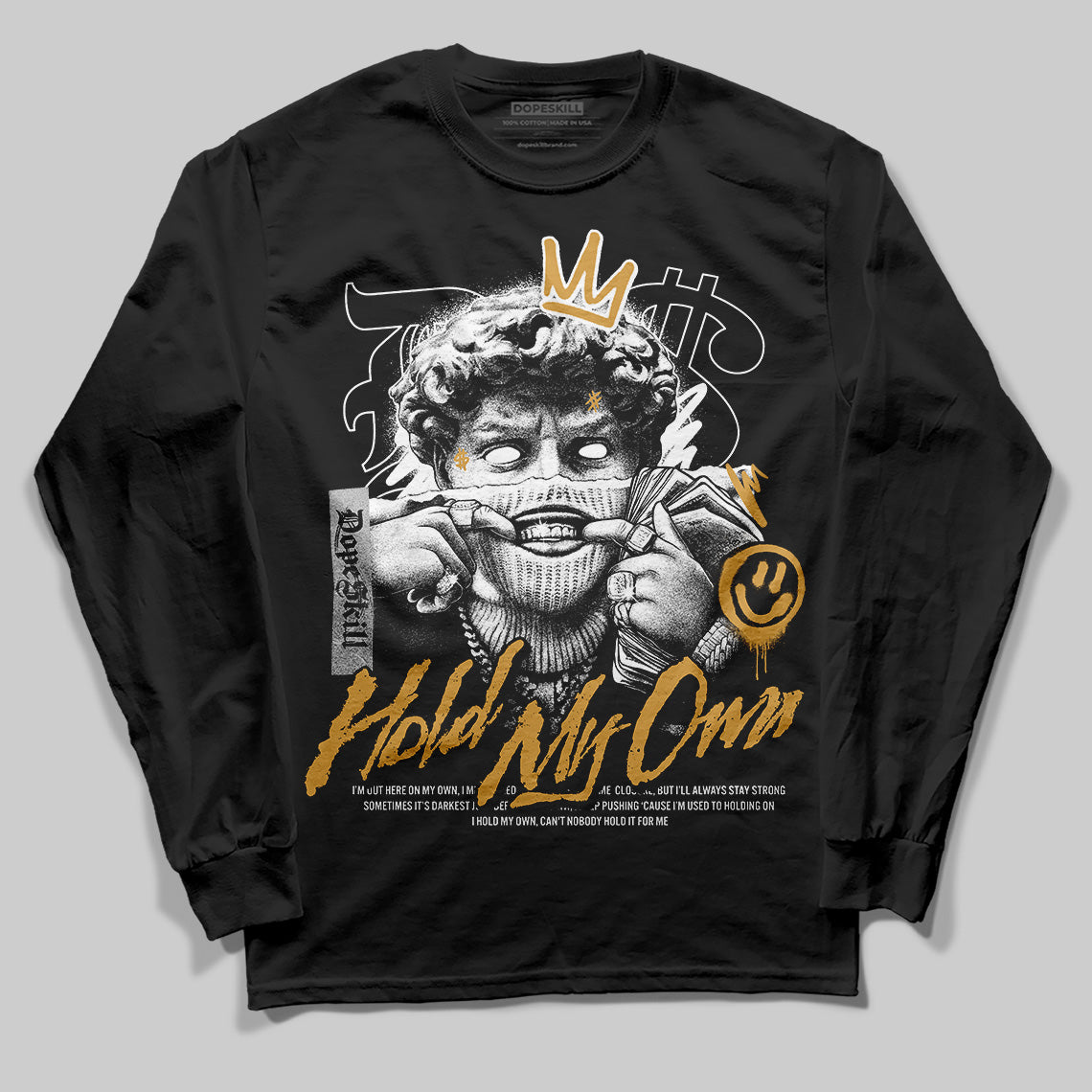 Jordan 11 "Gratitude" DopeSkill Long Sleeve T-Shirt In My Way Graphic Streetwear - Black