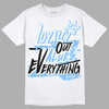 Jordan 9 Powder Blue DopeSkill T-Shirt LOVE Graphic Streetwear - White