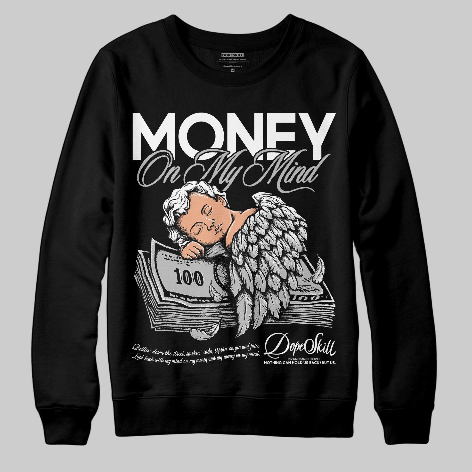 Jordan 10 OG “Steel” DopeSkill Sweatshirt MOMM Graphic Streetwear - Black