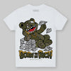 Jordan 3 “Medium Olive” aka “Family Affair” DopeSkill Toddler Kids T-shirt Born To Be Rich Graphic Streetwear - White