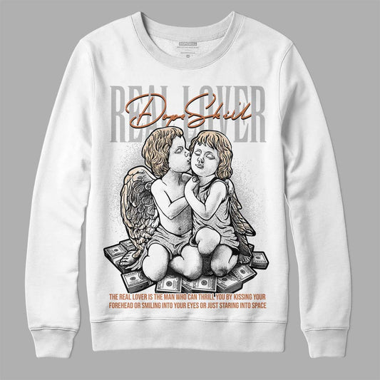 Jordan 3 Craft “Ivory” DopeSkill Sweatshirt Real Lover Graphic Streetwear - White 