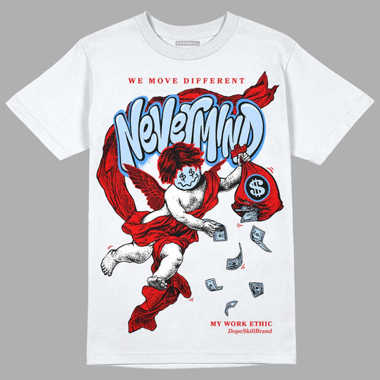 Jordan 11 Retro Cherry DopeSkill T-Shirt Nevermind Graphic Streetwear - White