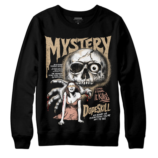 TAN Sneakers DopeSkill Sweatshirt Mystery Ghostly Grasp Graphic Streetwear - Black