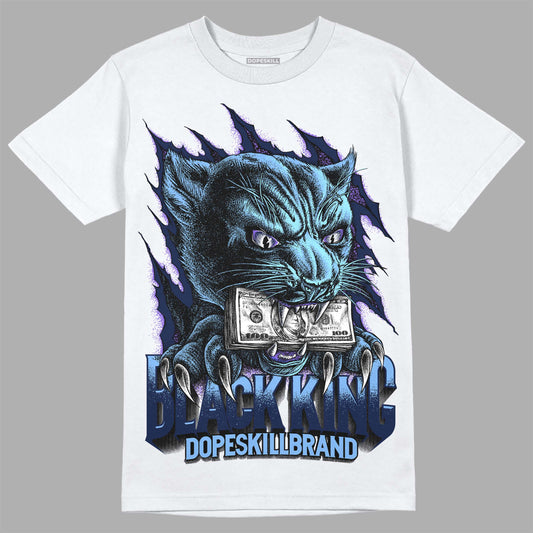 Jordan 5 Midnight Navy DopeSkill T-Shirt Black King Graphic Streetwear