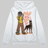 Orange, Black and White Sneakers DopeSkill Hoodie Sweatshirt My Grind Won't Let Me Lose Graphic Streetwear - White