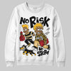 Jordan 12 Retro 'Taxi' 2025 DopeSkill Sweatshirt No Risk No Story Graphic Streetwear - White