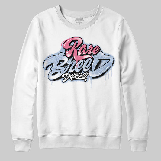 Jordan 3 GS “Cobalt Bliss” DopeSkill Sweatshirt Rare Breed Type Graphic Streetwear - White