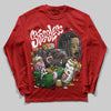 Nigel Sylvester x Air Jordan 4 ‘Brick by Brick’ DopeSkill Long Sleeve T-Shirt Stressless Graphic Streetwear - Red