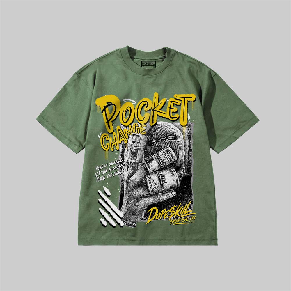 Pocket Change DopeSkill Premium T-shirt Streetwear - Moss